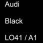 Preview: Audi, Black, LO41 / A1.